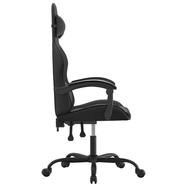 vidaXL Gamingstol svart konstläder art
