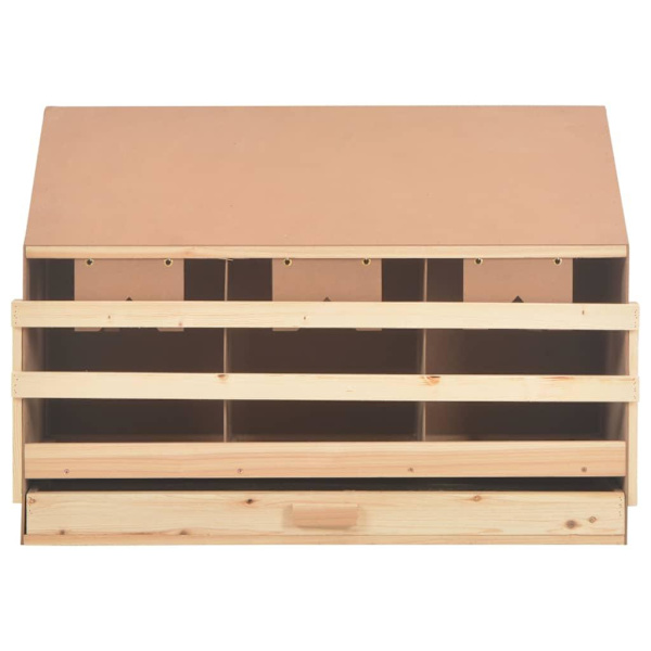 vidaXL Värprede 3 fack 93x40x65 cm massiv furu