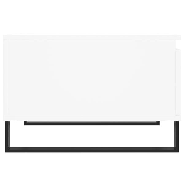 vidaXL Soffbord vit 55x55x36,5 cm konstruerat trä Vit