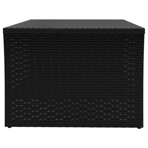 vidaXL Soffbord svart 100x50x40 cm konstrotting Svart