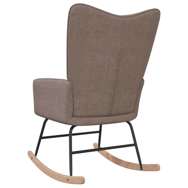 vidaXL Gungstol taupe tyg Taupe