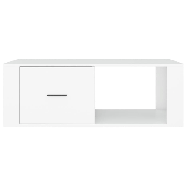 vidaXL Soffbord vit 100x50,5x35 cm konstruerat trä Vit
