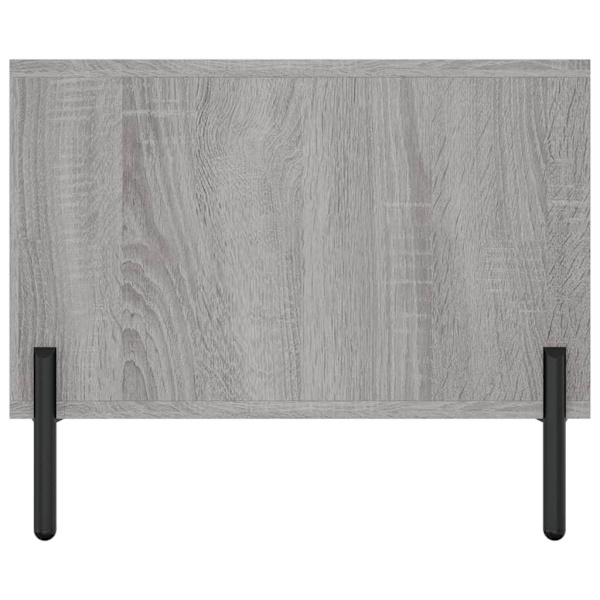 vidaXL Soffbord grå sonoma 102x50x40 cm konstruerat trä Grå