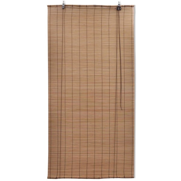 vidaXL Brun Bambu Rullgardin 150 x 220 cm Brun