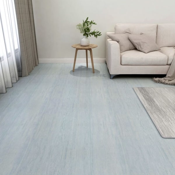 vidaXL Självhäftande golvplankor 55 st PVC 5,11 m² grön Grön
