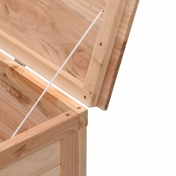 vidaXL Dynbox 50x49x56,5 cm massivt granträ Brun