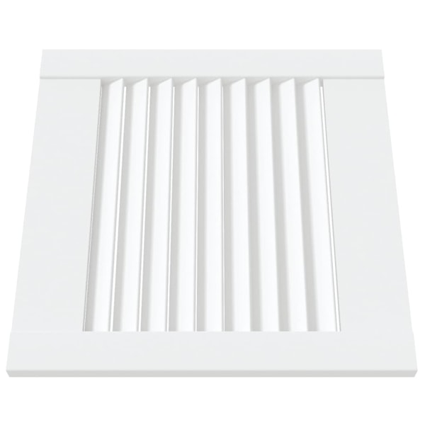 vidaXL Skåpluckor lamelldesign 2 st vit 39,5x39,4 cm massiv furu Vit
