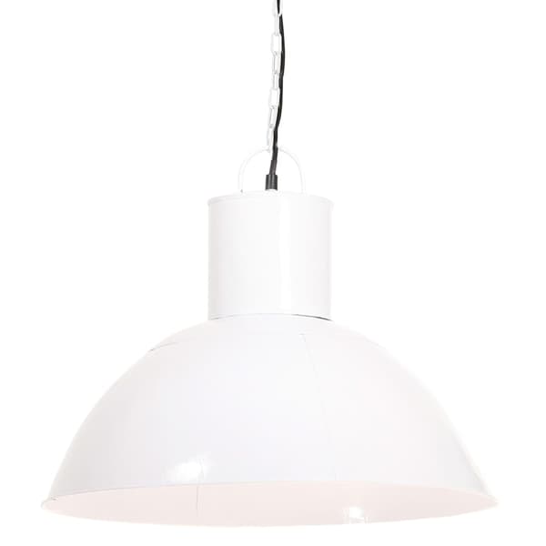 vidaXL Hänglampa 25 W vit rund 48 cm E27 Vit