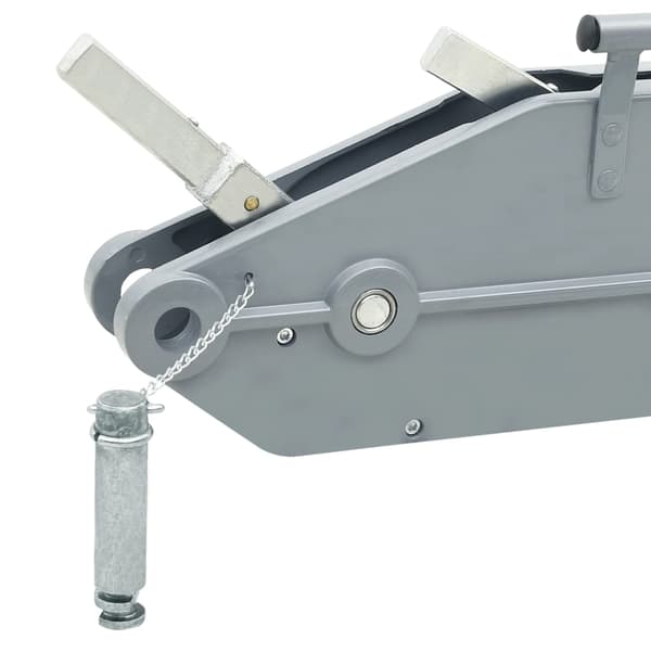 vidaXL Vajervinsch 1600 kg Silver