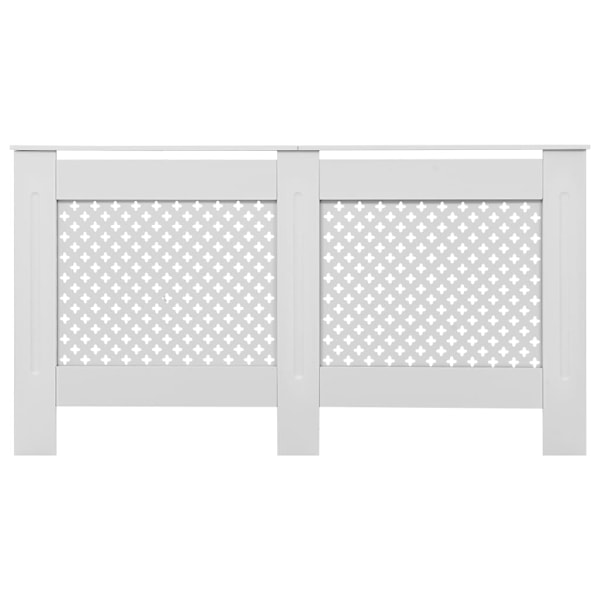 vidaXL Elementskydd vit 152x19x81,5 cm MDF Vit