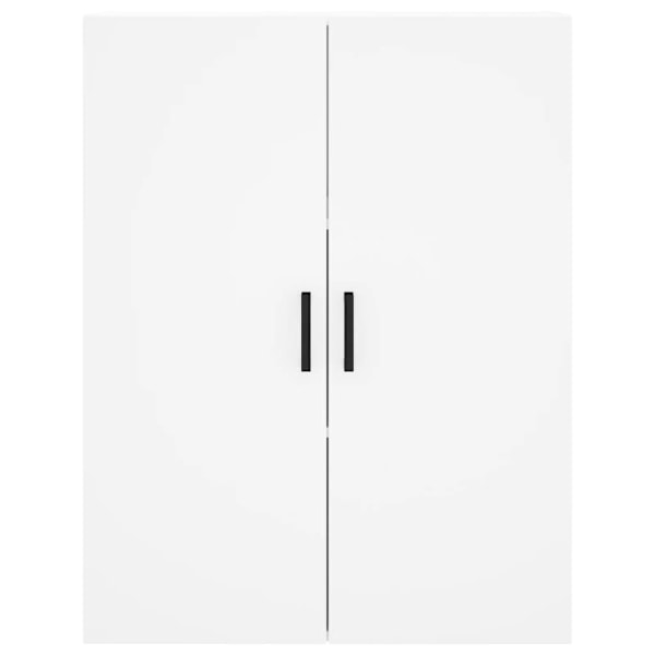 vidaXL Högskåp vit 69,5x34x180 cm konstruerat trä Vit