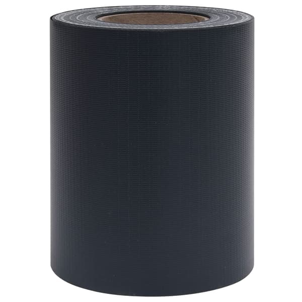 vidaXL Insynsskyddslist PVC 35x0,19 m matt mörkgrå grå