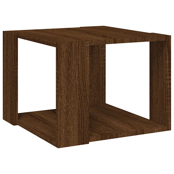 vidaXL Soffbord brun ek 40x40x30 cm konstruerat trä Brun