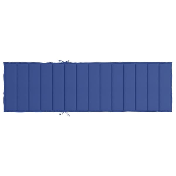 vidaXL Solsängsdynor Oxford tyg (100% polyester) Kungsblå Blå
