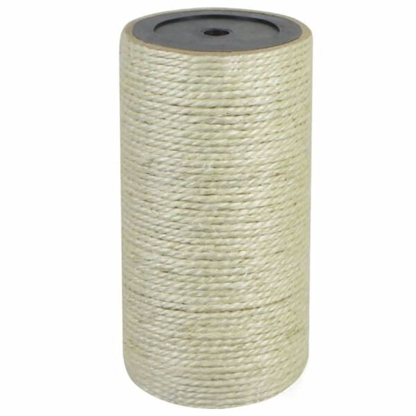 vidaXL Klöspelare för katt 8x15 cm 8 mm beige Beige