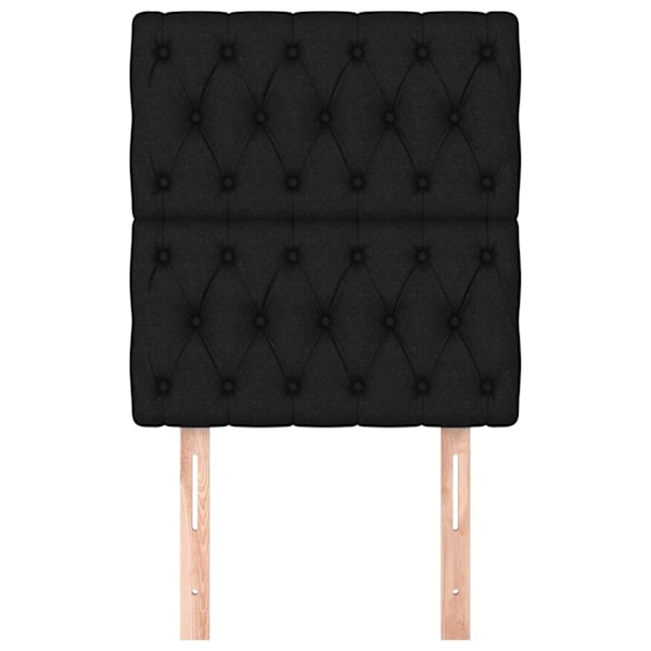 vidaXL Huvudgavlar 2 st svart 80x7x78/88 cm tyg Svart