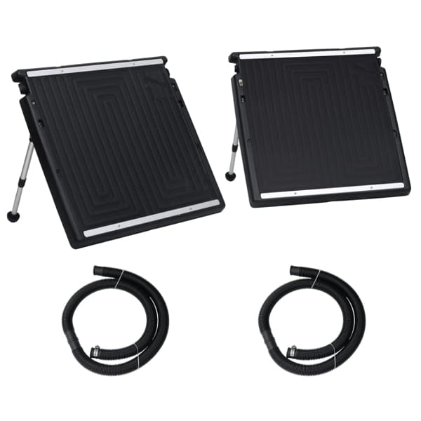 vidaXL Dubbel solpanel för pool 150x75 cm