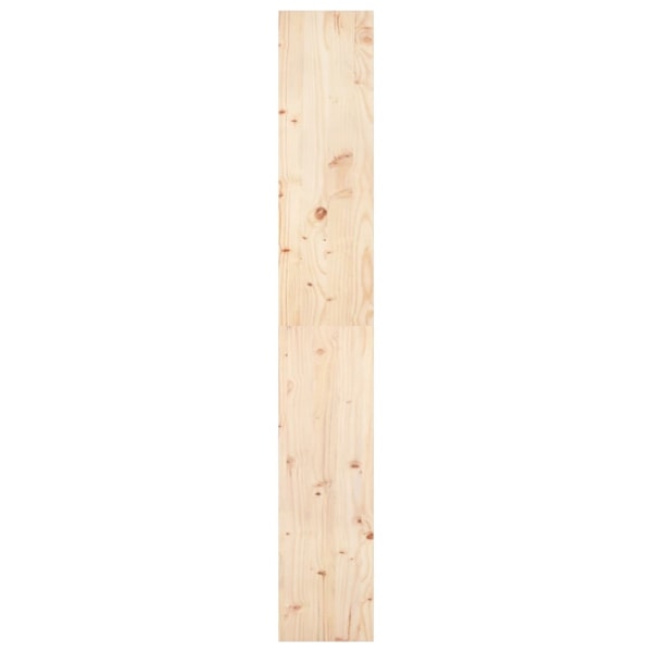 vidaXL Bokhylla/Rumsavdelare 80x30x199,5 cm massiv furu Brun