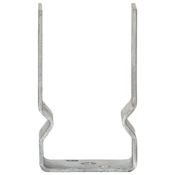vidaXL Jordankare 6 st silver 8x6x15 cm galvaniserat stål