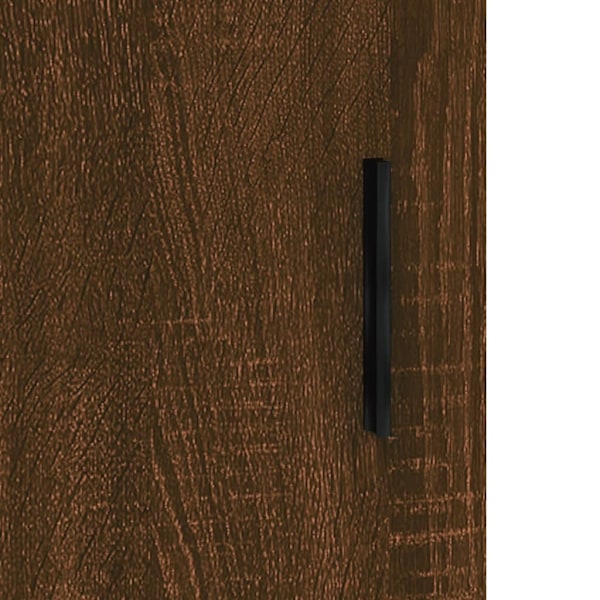 vidaXL Skänk brun ek 100x36x60 cm konstruerat trä Brun