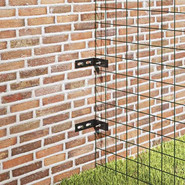 vidaXL Hörnkoppling 10 set antracit Antracit