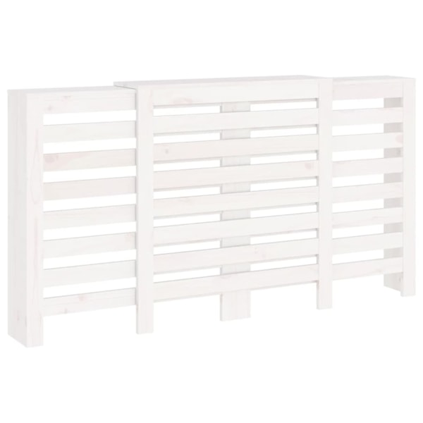 vidaXL Elementskydd vit 210x21x85 cm massiv furu White