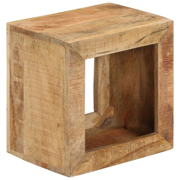 vidaXL Pall 40x30x40 cm massivt mangoträ Brun