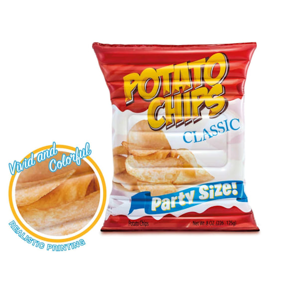 INTEX Badmadrass Potato Chips 178x140 cm 58776EU multifärg