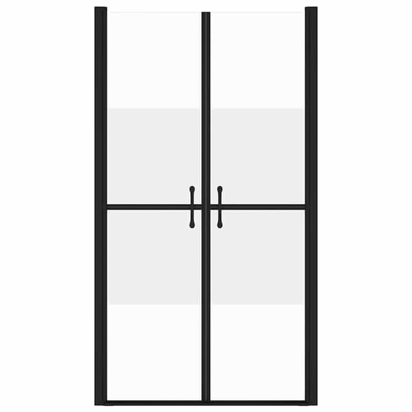 vidaXL Duschdörr halvfrostad ESG (68-71)x190 cm
