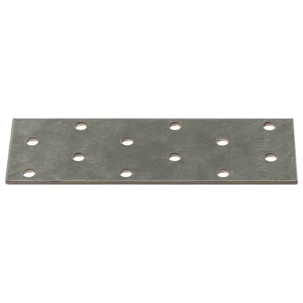 vidaXL Hålplatta 60 st 2 mm 120x40 mm galvaniserat stål