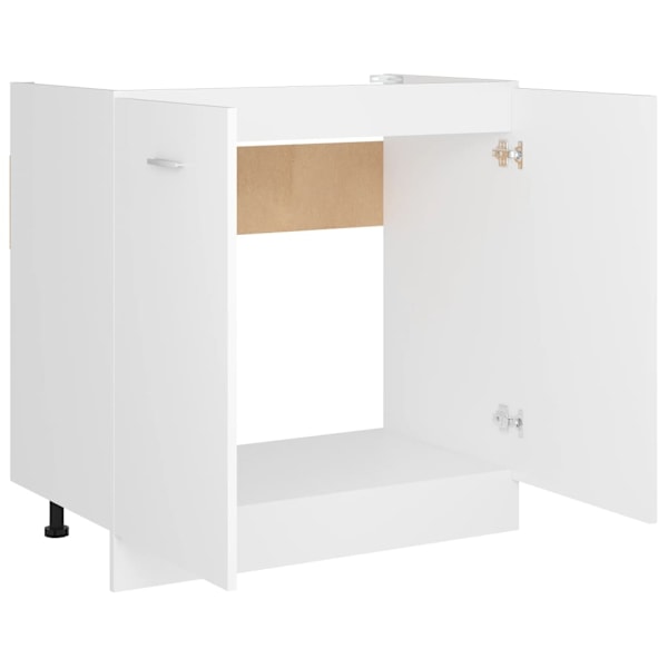 vidaXL Underskåp för diskho “Lyon” vit 80x46x81,5 cm konstruerat trä Vit