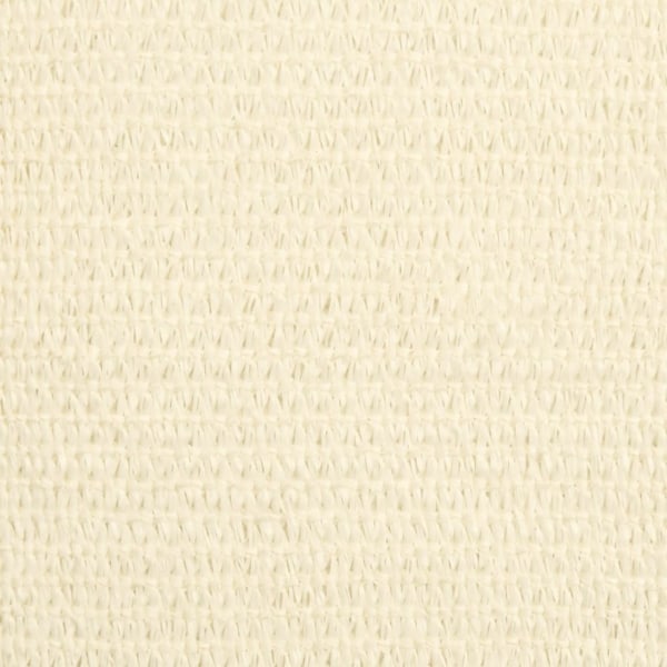 vidaXL Solsegel 160 g/m² gräddvit 5x8 m HDPE Creme