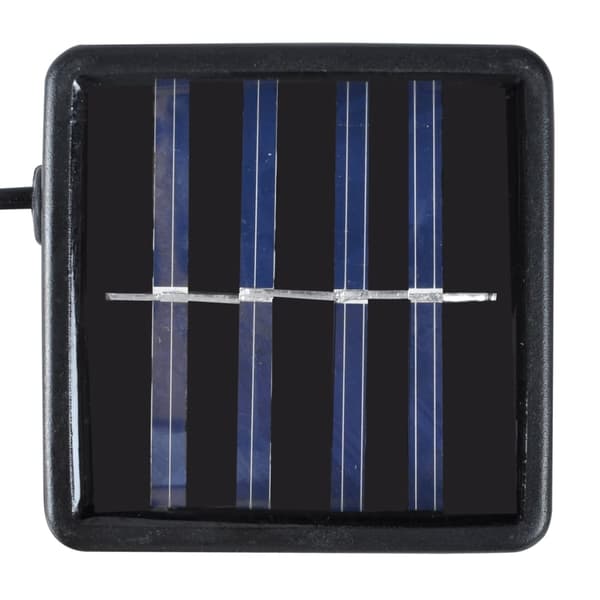 vidaXL LED ljusslinga solpanel 3,8m 2-pack Svart