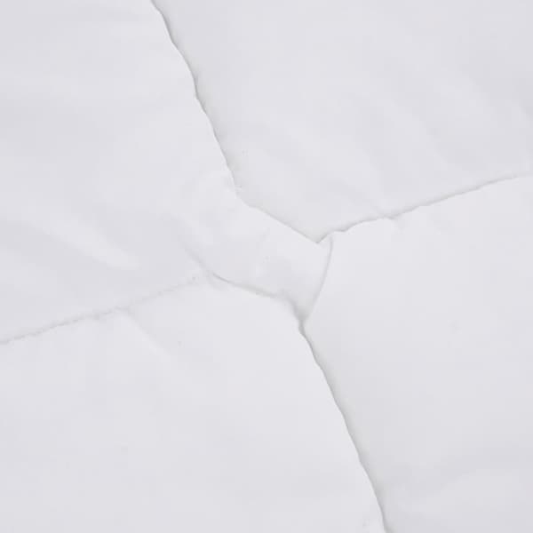 vidaXL Madrasskydd vit 120x220 cm Vit