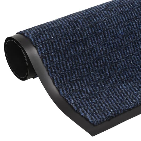 vidaXL Dörrmatta tuftad 60x150 cm blå Blå