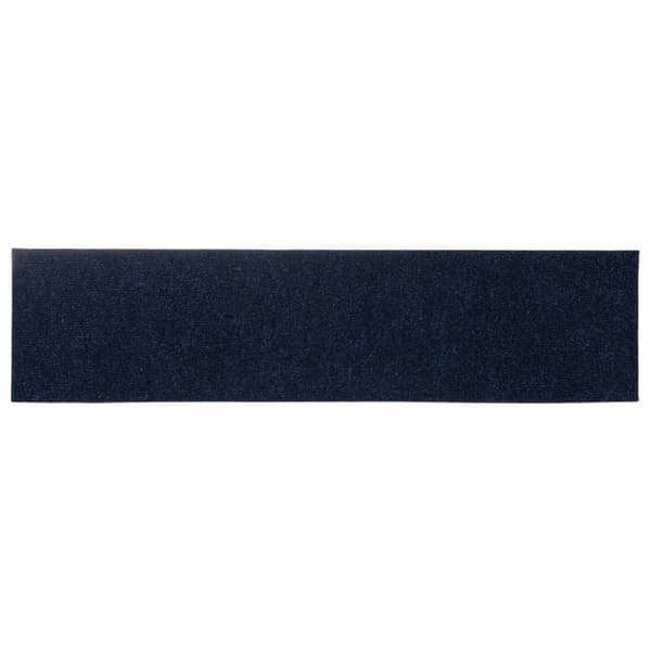 vidaXL Trappmattor självhäftande 15 st 76x20 cm marinblå rektangulära Blå