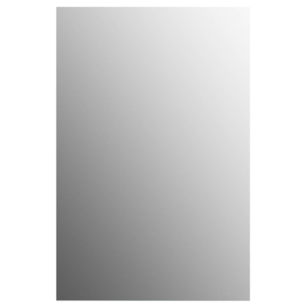 vidaXL Väggspegel med LED-belysning Rektangulärt Silver