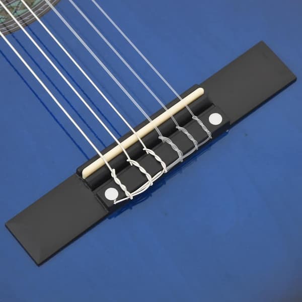 vidaXL Gitarr för nybörjare och barn klassisk blå 3/4 36" Blå