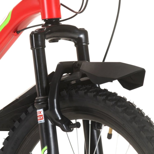 vidaXL Mountainbike 21 växlar 26-tums däck 36 cm röd Röd