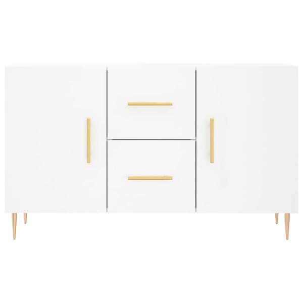 vidaXL Skänk vit 100x36x60 cm konstruerat trä Vit