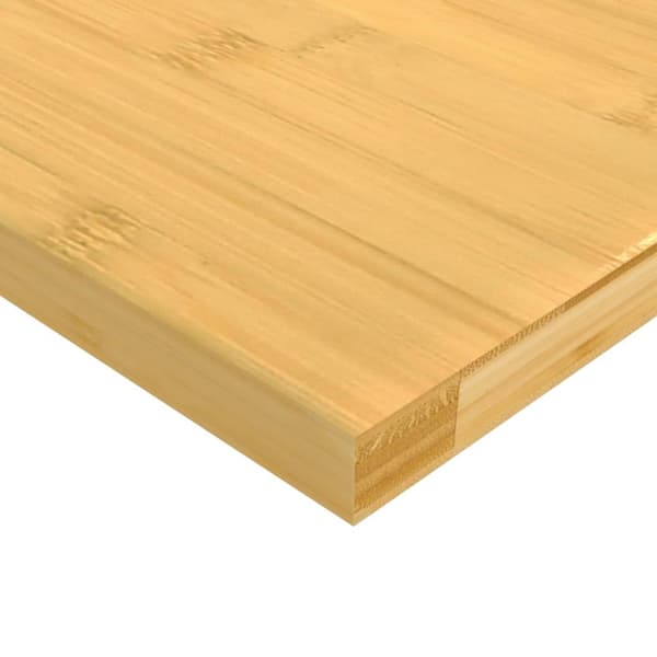 vidaXL Vägghylla 100x20x1,5 cm bambu Brun
