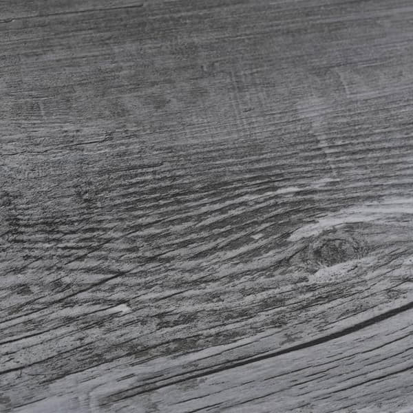 vidaXL Ej självhäftande PVC-golvplankor 5,26 m² 2 mm glansig grå grå