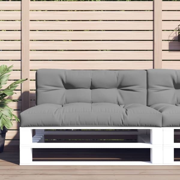 vidaXL Palldyna grå 120x40x12 cm tyg grå