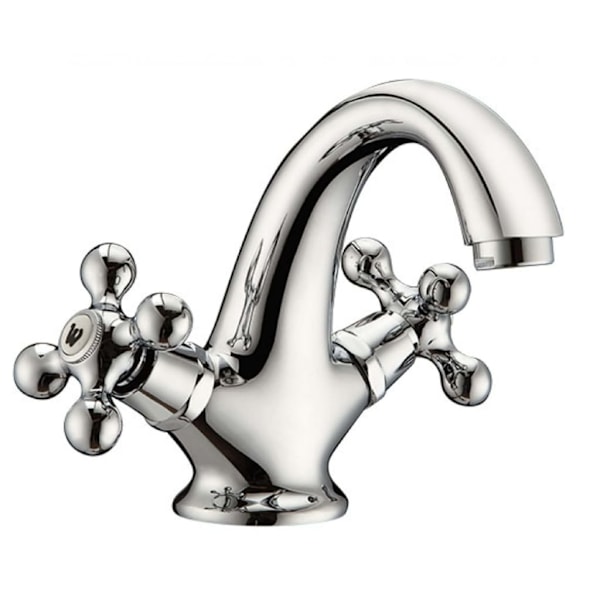 SCHÜTTE Tvättställsblandare 2-grepp ELK krom Silver