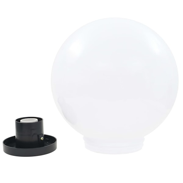 vidaXL Globlampa LED set 2 st sfäriska 30 cm PMMA Vit