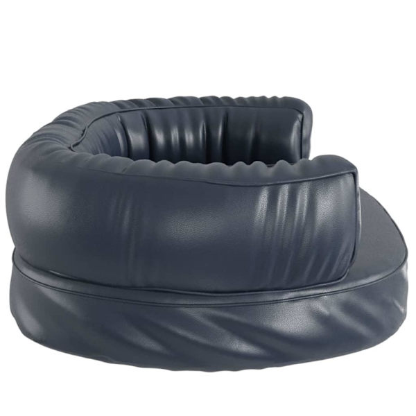 vidaXL Ergonomisk hundbädd mörkblå 75x53 cm konstläder Blå