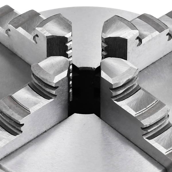 vidaXL 4-backs självjusterande svarvchuck 125 mm stål