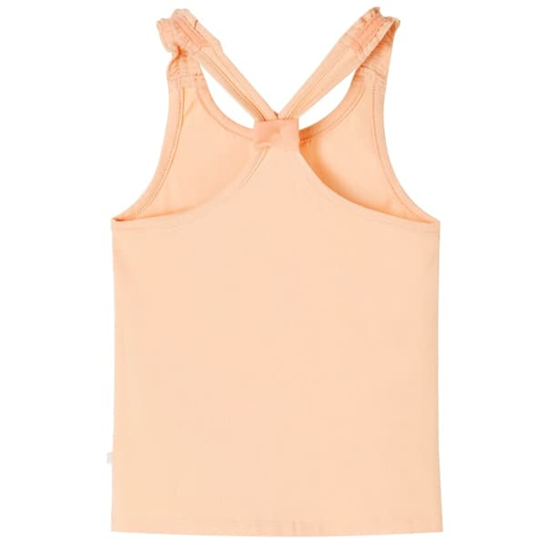 vidaXL Ärmlös barnlinne orange 128 Orange