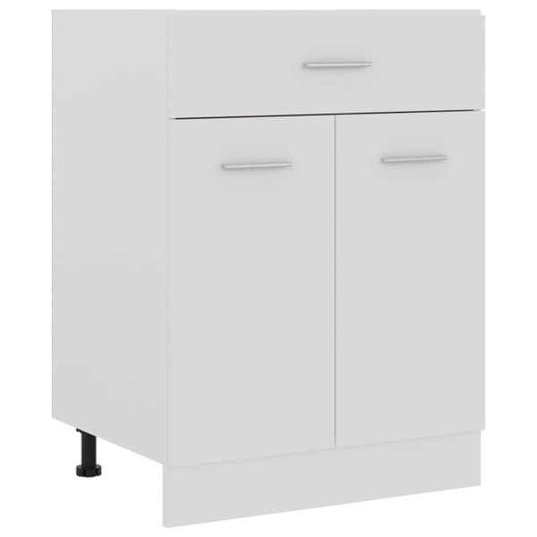 vidaXL Underskåp med låda “Lyon” vit 60x46x81,5 cm konstruerat trä Vit
