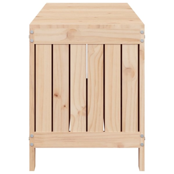 vidaXL Dynbox 108x42,5x54 cm massiv furu Brun